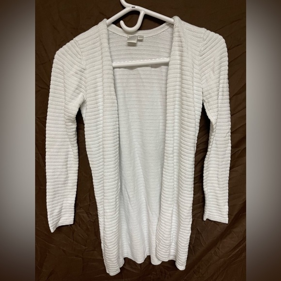 PRICE REDUCED - Simon’s Horizontal Ribbed Knit Cardigan Women’s US Size Small - Picture 2 of 4